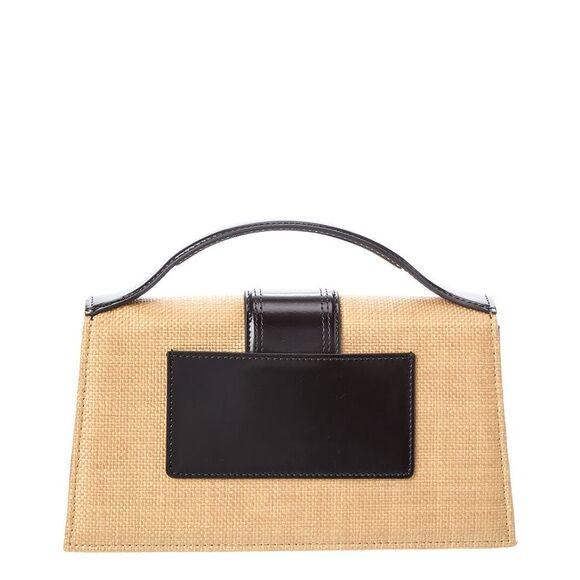 Jacquemus The Bambino Small Canvas & Leather Shoulder Bag, Brown - Picture 2 of 5